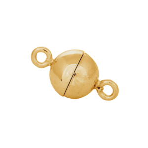 Forg. Sølv magnet perlelås 10mm blank