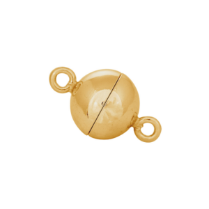 Forg. Sølv magnet perlelås 12mm blank