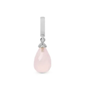 Christina Rose Quartz Drop Hænger Charm 6 mm
