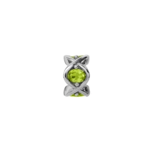 Christina - Peridot Heaven sølv 6mm Charm