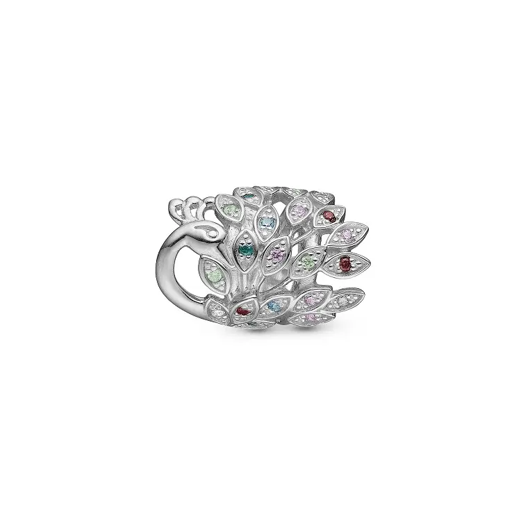 Christina Peacock Charm 6 mm