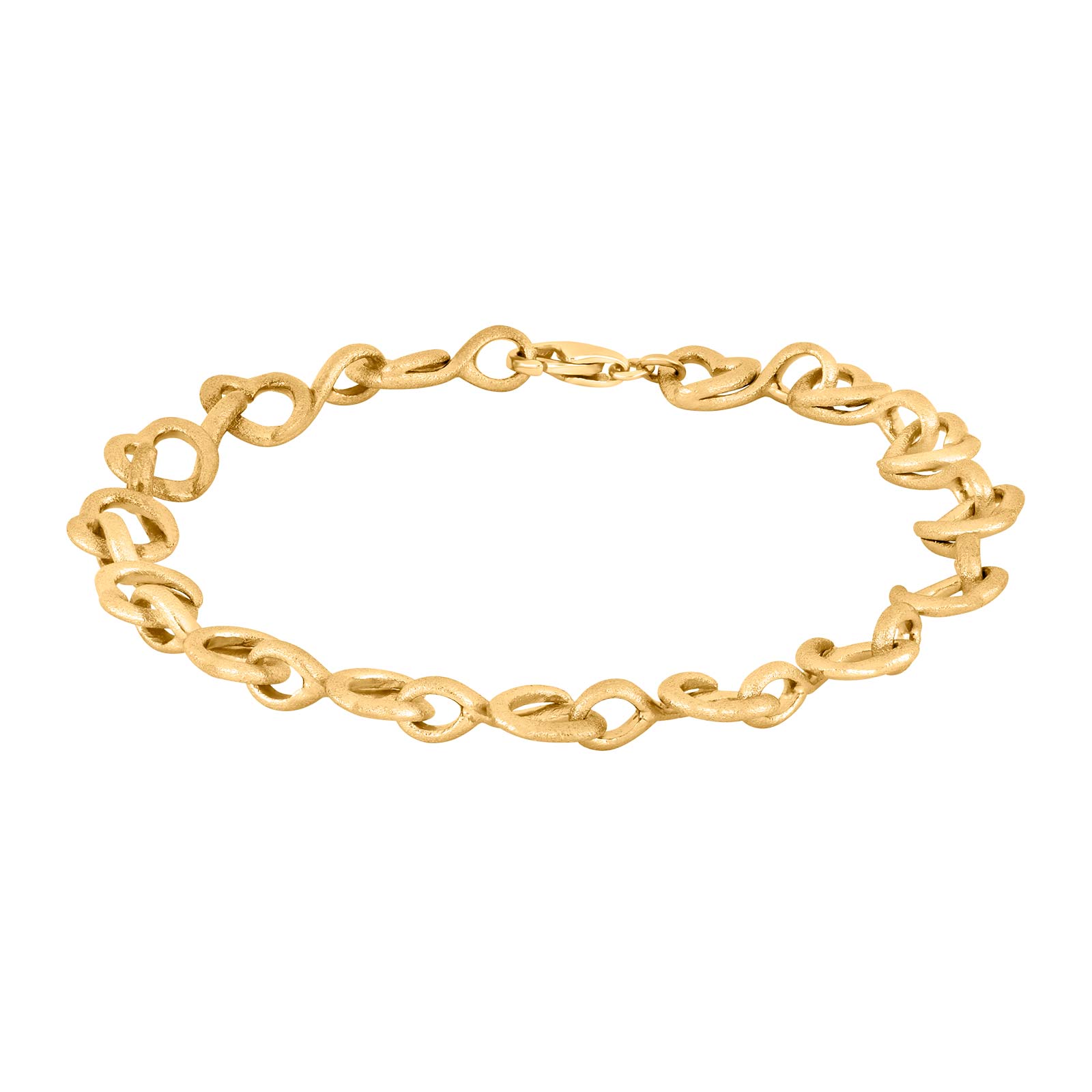 Forg. sølvarmbånd mat/blank