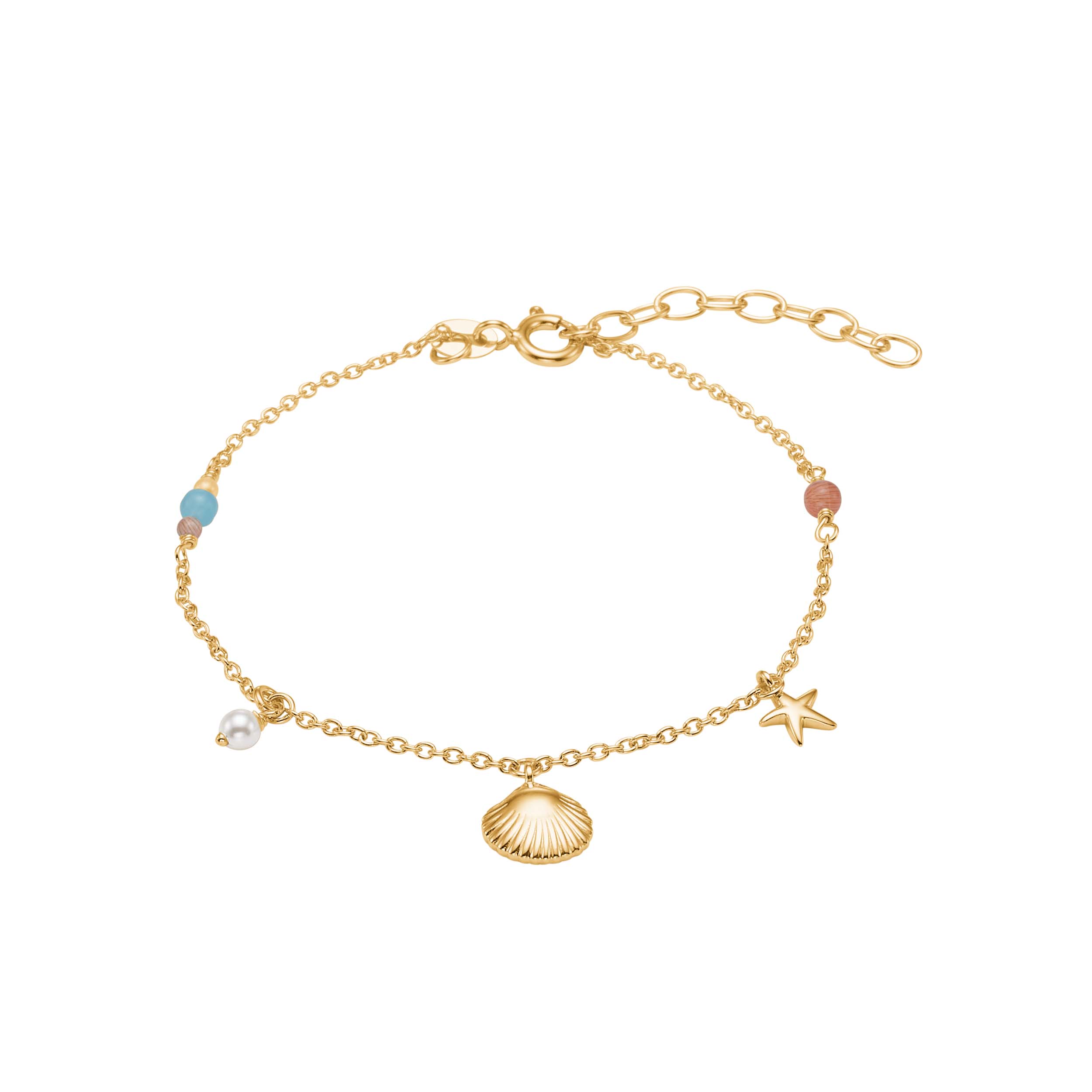 Forgyldt sølv armbånd SEASIDE52