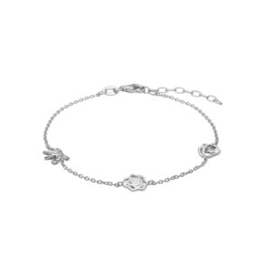 Rhd. sølv armbånd BLOSSOM52