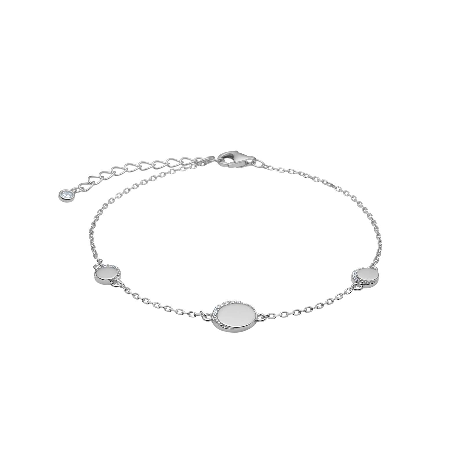 Rhd. sølv armbånd SARANOR