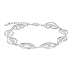 Rhod. sølv armbånd