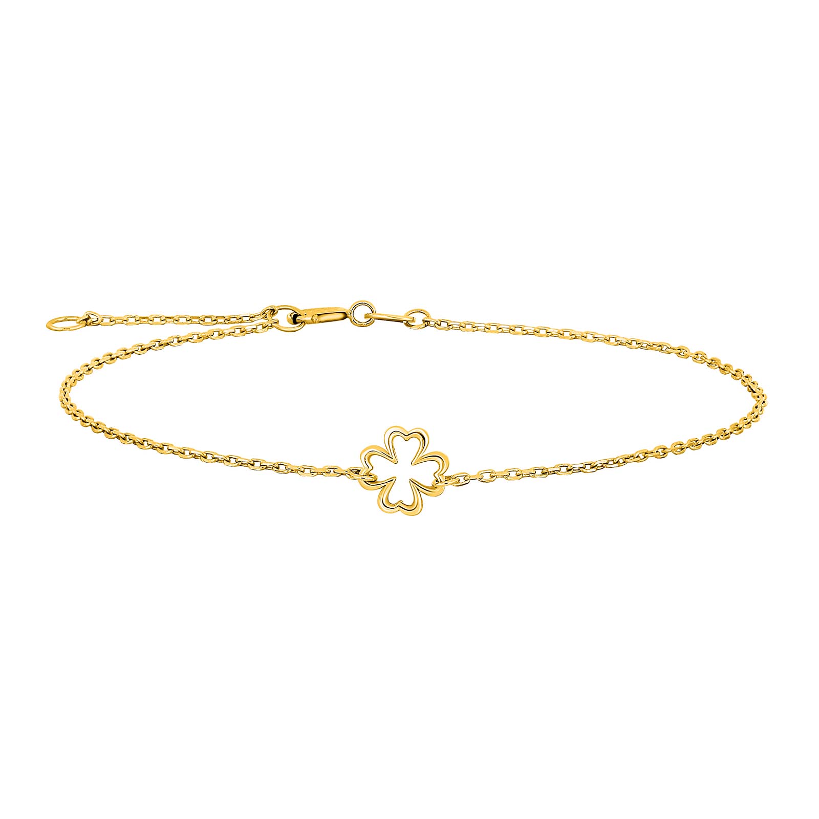 8kt. Guldarmbånd med kløver