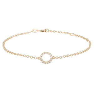 Siersbøl-  8KT. armbånd synt. zirkonia 80830020300