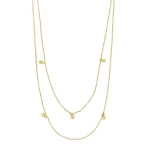 8kt. guldhalskæde m/kugle - 2 længder