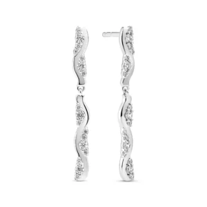 Sif Jakobs Ellera waves altro duo lungo øreringe SJ-E2764-CZ