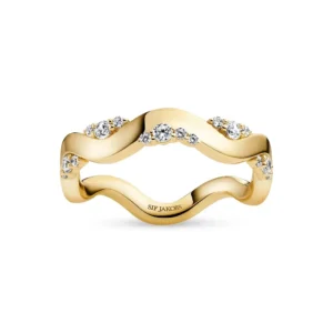 Sif Jakobs Ellera waves altro ring SJ-R2762-CZ-YG