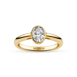 Sif Jakobs ring Sardinien ovale piccolo SJ-R2795-CZ-YG